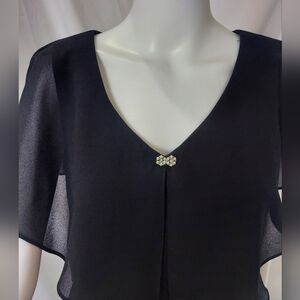 Patra - Flare Black  Cocktail Dress